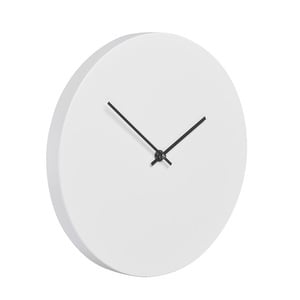 Kiekko Clock, Light Grey Velvet / Black, ⌀ 27 cm