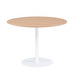 Koti Dining Table, Oak/White, ø120 cm