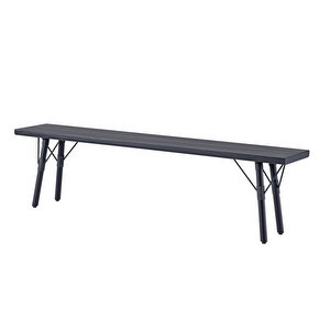 Bench54, Ash/Black, W 170 cm