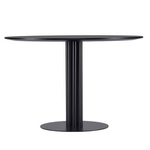 Primus-ruokapöytä, musta, ⌀ 100 cm