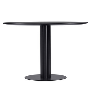 Primus-ruokapöytä, musta, ⌀ 120 cm