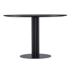 Primus Dining Table, Black, ⌀ 110 cm