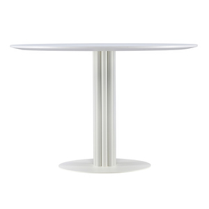 Primus Dining Table, White, ⌀ 110 cm