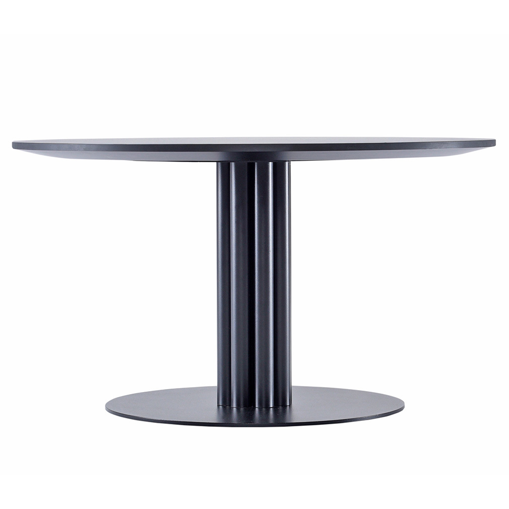 Muoto Collection Primus-sohvapöytä musta, ⌀ 80 cm