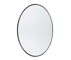 Copenhagen Mirror, Black, ø 80 cm