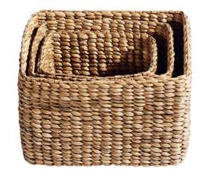Keep It All Baskets, Natural, set of 3