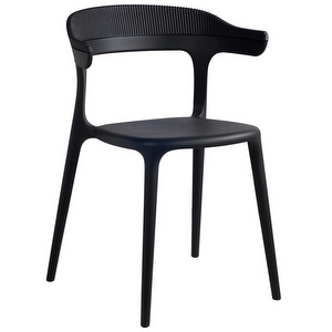 Luna Stripe -tuoli, musta