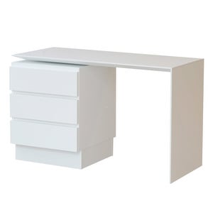 Slimmi-Kolmonen-työpöytä, valkoinen, L 117 cm