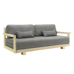 Nauvo-vuodesohva, saarni/harmaa, L 217 cm