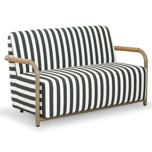 Åbo-sohva, tummanharmaa/valkoinen, L 149 cm
