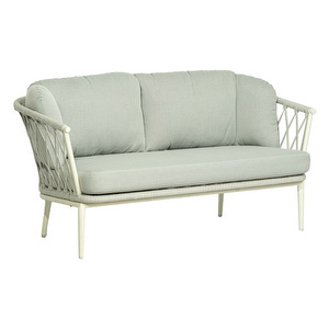 Haarby-sohva, vaalenharmaa/luonnonvalkoinen, L 139 cm
