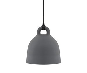 Bell Pendant Lamp, Grey, ø 35 cm