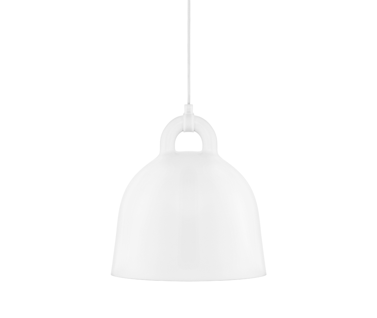 Normann Copenhagen Bell-riippuvalaisin valkoinen, ø 35 cm