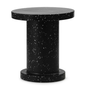 Bit-sivupöytä, musta, ⌀ 50 cm