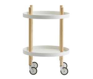 Block Trolley, White