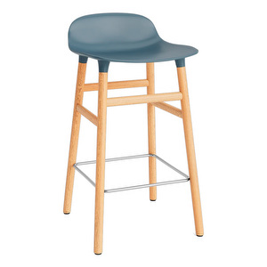 Form-baarijakkara, sininen/tammi, K 65 cm Form-baarijakkara, sininen/tammi, K 65 cm