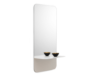 Horizon-peili, valkoinen, 40 x 80 cm