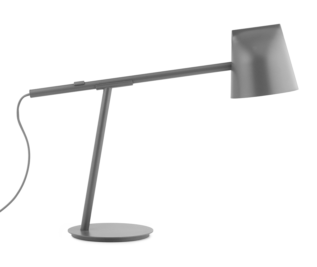 Normann Copenhagen Momento-pöytävalaisin grey