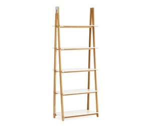 One Step Up Bookcase, Ash/White