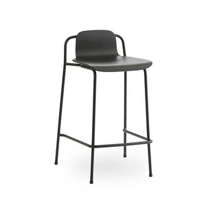 Studio Bar Stool, Black/Black, H 65 cm