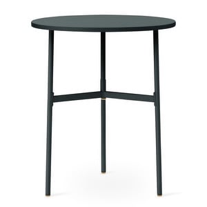 Union-baaripöytä, black, ⌀ 80 cm