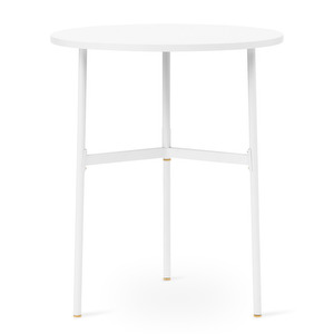 Union-baaripöytä, white, ⌀ 80 cm