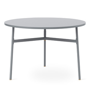 Union-ruokapöytä, grey, ⌀ 110 cm