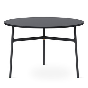 Union-ruokapöytä, black, ⌀ 110 cm