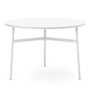 Union-ruokapöytä, white, ⌀ 110 cm