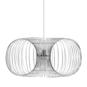 Coil Pendant Light, Steel, Ø90