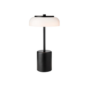Blossi Mini Table Lamp, Black / Opal, Portable