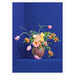 Blomst 01 -juliste, blue, 100 x 140 cm