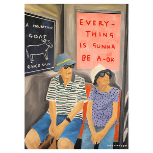 Everything Is Gunna Be OK -juliste, 100 x 140 cm