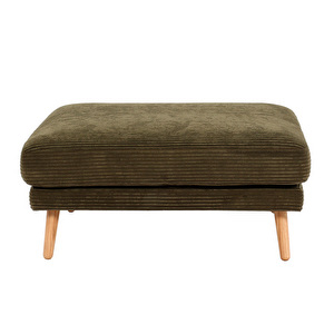 Pascal Footstool, Lincoln Fabric 37 Green
