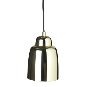 Champagne Pendant Lamp, Shiny Gold Finish