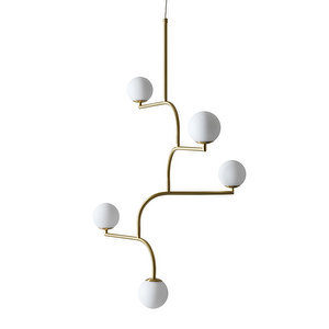 Mobil 100 Pendant Lamp, Brass