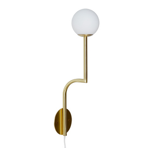 Mobil 46 Wall Lamp, Brass