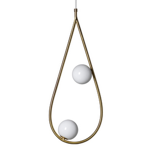 Pearls 65 Pendant Lamp, Brushed Brass