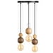 QUU Chandelier S -kattokruunu, walnut