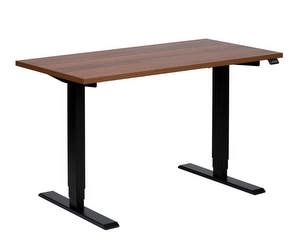 Race Standing Desk, Walnut/Black, 60 x 120 cm