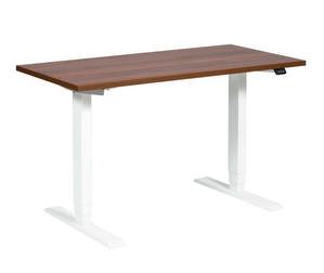 Race Standing Desk, Walnut/White, 60 x 120 cm