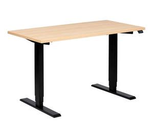 Race Standing Desk, Oak/Black, 60 x 120 cm