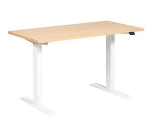 Race Standing Desk, Oak/White, 60 x 120 cm