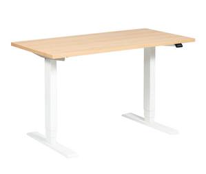 Race Standing Desk, Oak/White, 80 x 140 cm