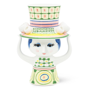 Lady with hat -maljakko, vihreä, K 24,5 cm Lady with hat -maljakko, vihreä, K 24,5 cm