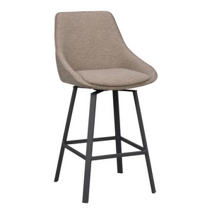 Alison-baarituoli, tumma beige / musta