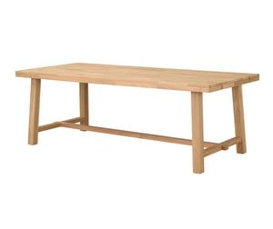 Brooklyn Extendable Dining Table, Oak, 95 x 220 cm