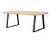 Brooklyn Extendable Dining Table, Oak / Metal, 95 x 170 cm