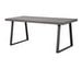 Brooklyn Extendable Dining Table, Brown Oak / Metal, 95 x 170 cm