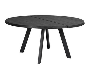 Fred Dining Table, Black, ø 160 cm
